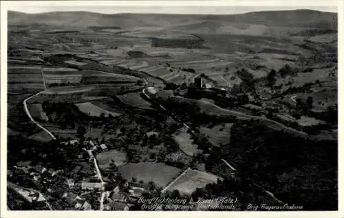 Ak Thallichtenberg in der Pfalz, Burg Lichtenberg, Fliegeraufnahme