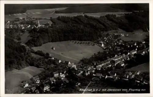 Ak Altenstadt an der Iller, Fliegeraufnahme, Illereichen