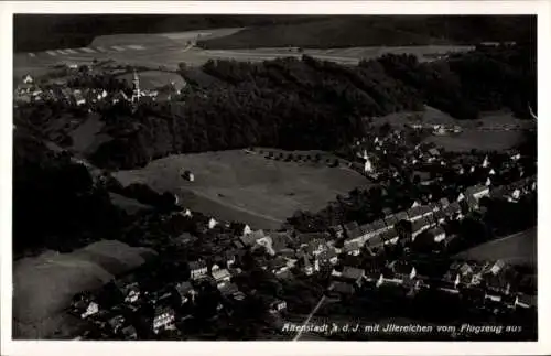 Ak Altenstadt an der Iller, Fliegeraufnahme, Illereichen