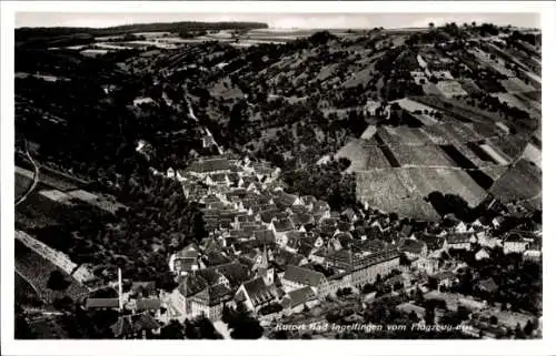 Ak Ingelfingen in Württemberg, Fliegeraufnahme