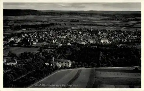 Ak Bad Windsheim in Mittelfranken, Fliegeraufnahme