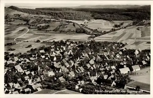 Ak Marktbergel Mittelfranken, Fliegeraufnahme