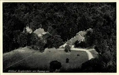 Ak Wildbad Burgbernheim Mittelfranken Bayern,  Fliegeraufnahme