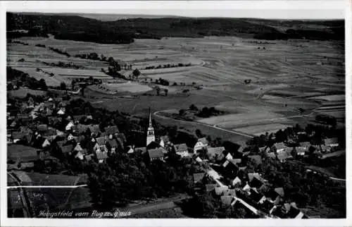 Ak Hengstfeld Wallhausen in Württemberg, Fliegeraufnahme