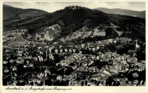 Ak Auerbach Bensheim an der Bergstraße Hessen, Fliegeraufnahme