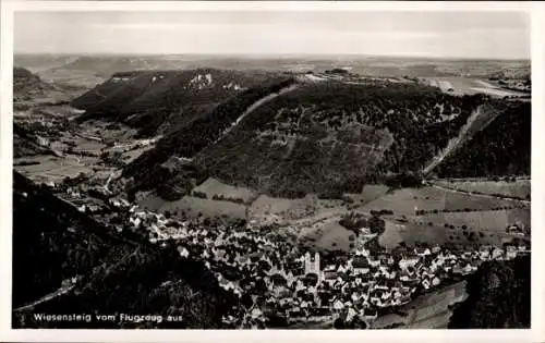 Ak Wiesensteig in Württemberg, Fliegeraufnahme