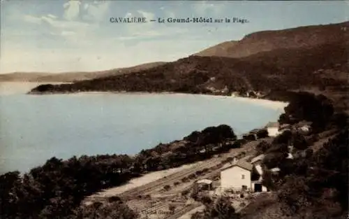 Ak Le Lavandou Var, Strand Cavalière, Grand Hotel