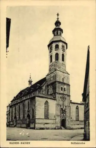 Ak Baden Baden am Schwarzwald, Stiftskirche