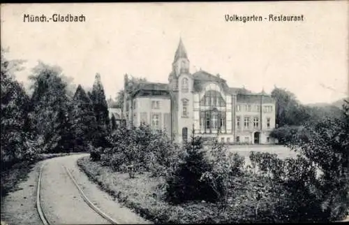 Ak Mönchengladbach am Niederrhein, Volksgarten-Restaurant