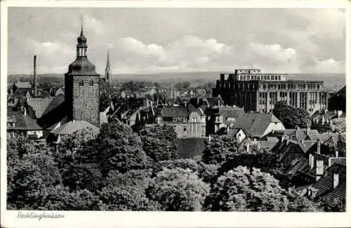 Ak Recklinghausen im Ruhrgebiet, Stadtansicht