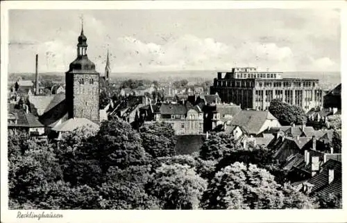 Ak Recklinghausen im Ruhrgebiet, Stadtansicht