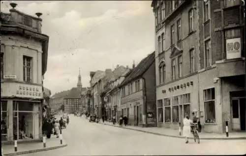 Ak Bad Freienwalde an der Oder, Leninstraße, Konsum-Kaufhaus, HO