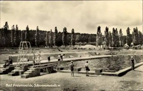 Ak Bad Freienwalde an der Oder, Schwimmstadion