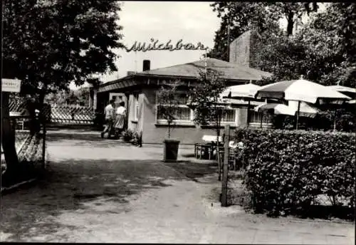 Ak Zingst an der Ostsee Darß, Milchbar