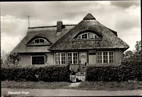 Ak Seeheilbad Zingst an der Ostsee, Ortspartie