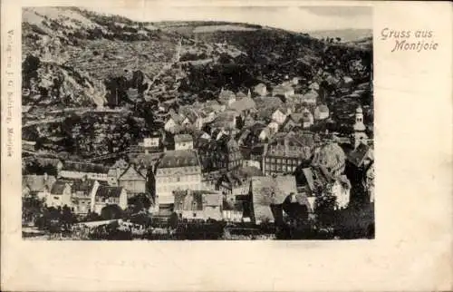 Ak Monschau Montjoie in der Eifel, Hotel Horchem, Panorama