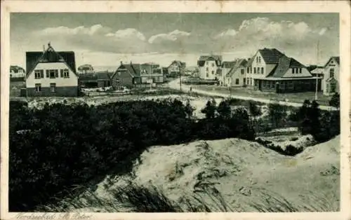 Ak Nordseebad Sankt Peter Ording, Gesamtansicht