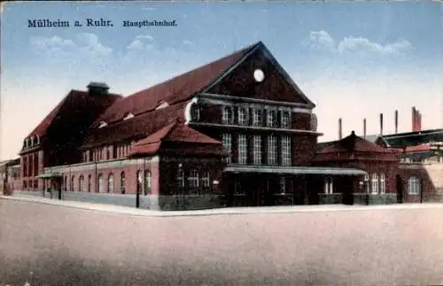 Ak Mülheim an der Ruhr, Hauptbahnhof