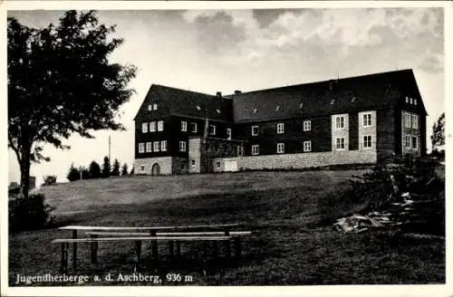 Ak Aschberg Klingenthal im Vogtland Sachsen, Jugendherberge auf dem Aschberg