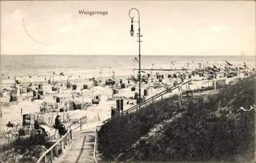 Ak Nordseebad Wangeroog Wangerooge in Ostfriesland, Strand