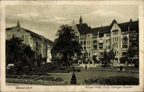 Ak Berlin Wilmersdorf, Kaiserplatz, Ecke Tübinger Straße