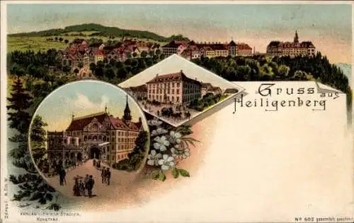 Litho Heiligenberg in Baden, Panorama, Tor