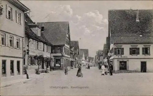 Ak Metzingen in Württemberg, Reutlingerstraße