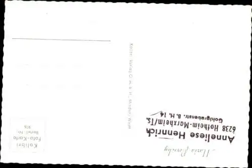 Ak Schauspielerin Maria Perschy, Portrait, Autogramm