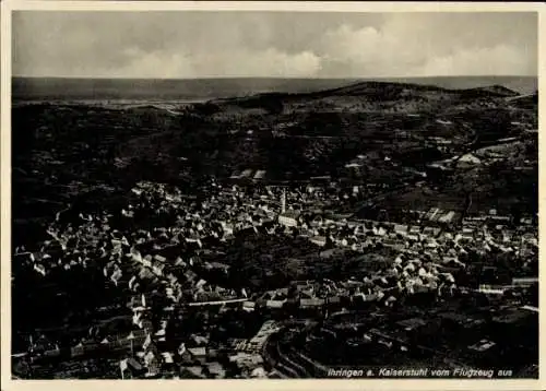 Ak Ihringen am Kaiserstuhl, Fliegeraufnahme