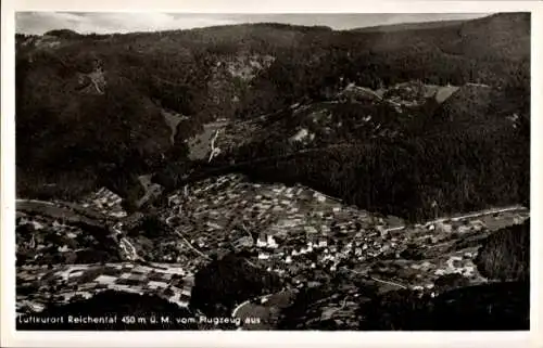 Ak Reichental Gernsbach im Murgtal Schwarzwald, Fliegeraufnahme