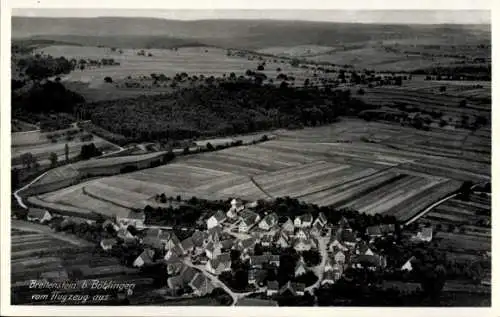 Ak Böblingen in Württemberg, Fliegeraufnahme, Breitenstein