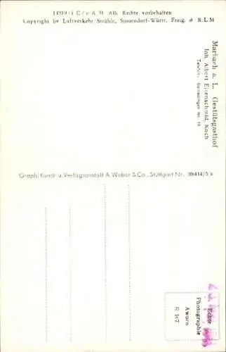 Ak Marbach Gomadingen in Württemberg, Fliegeraufnahme, Schloss Grafeneck