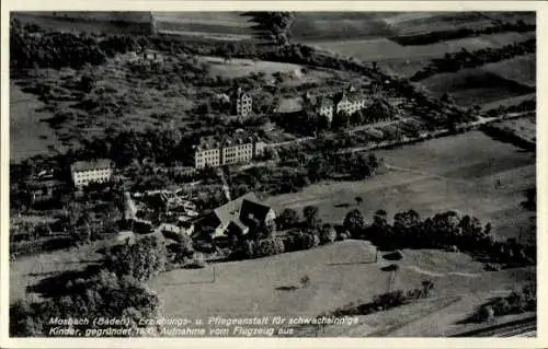 Ak Mosbach am Odenwald Baden, Fliegeraufnahme, Erziehungs- und Pflegeanstalt