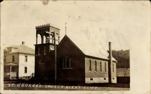 Ak Ayer's Cliff Quebec Kanada, St. George's Church