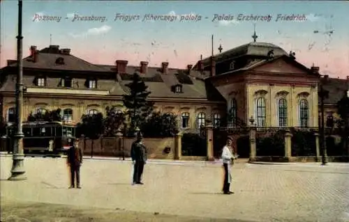 Ak Pressburg Bratislava Slowakei, Palais Erzherzog Friedrich