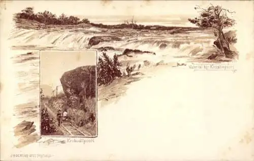 Litho Komatipoort Südafrika, Wasserfall Komatipoort