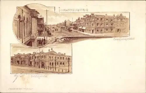 Litho Johannesburg Südafrika, Straßenansichten