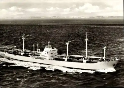 Ak MV Cap Finisterre, Frachtschiff Columbus Line, HSDG