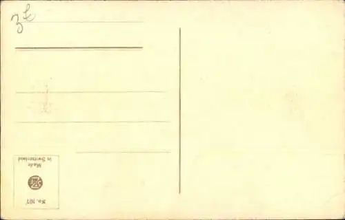 Künstler Ak Hundeportrait, zwei Terrier