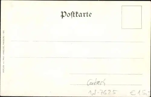 Kleeblatt Litho Trachten Schwarzwald, Gutacherin, Schapacherin, Neustädterin, Markgräflerin