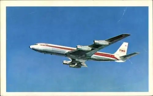 Ak Amerikanisches Passagierflugzeug, Trans World Airlines, TWA Star Stream