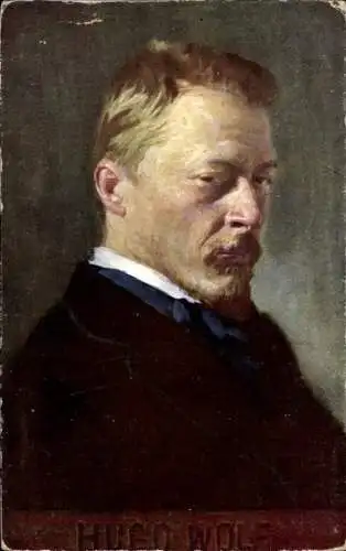 Künstler Ak Komponist Hugo Wolf, Portrait, BKWI 874 31