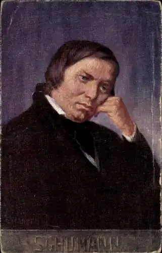 Künstler Ak Eichhorn, Komponist Robert Schumann