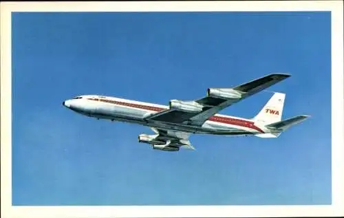 Ak Amerikanisches Passagierflugzeug, Trans World Airlines, TWA Star Stream