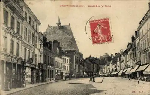 Ak Dreux Eure et Loir, Grande Rue