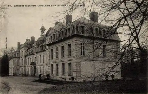 Ak Fontenay Saint Père Yvelines, Château