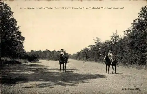 Ak Maisons Laffitte Yvelines, Libanius und Genial für das Training