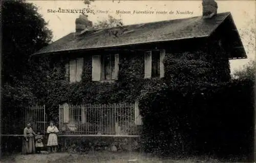 Ak Sainte Geneviève Oise, Maison Forestiere