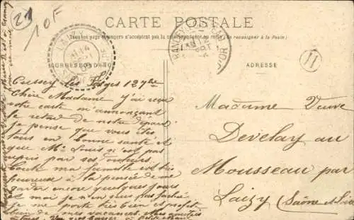 Ak Grancey sur Ource Côte d’Or, Château