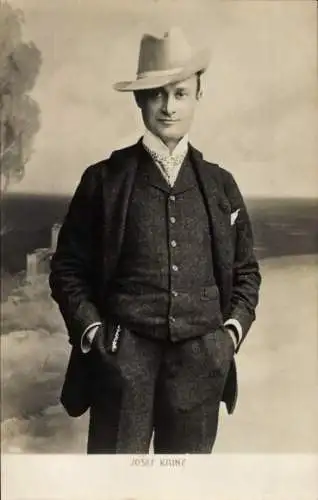 Ak Schauspieler Josef Kainz, Portrait